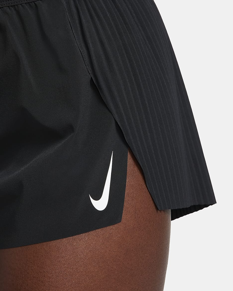 Short de running taille mi haute avec sous short integre Dri FIT ADV Nike AeroSwift 8 cm pour femme